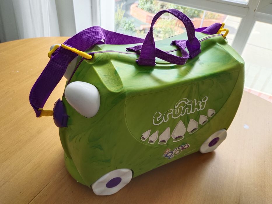 Детский чемодан-каталка Trunki Динозавр Dudley (оригинал)