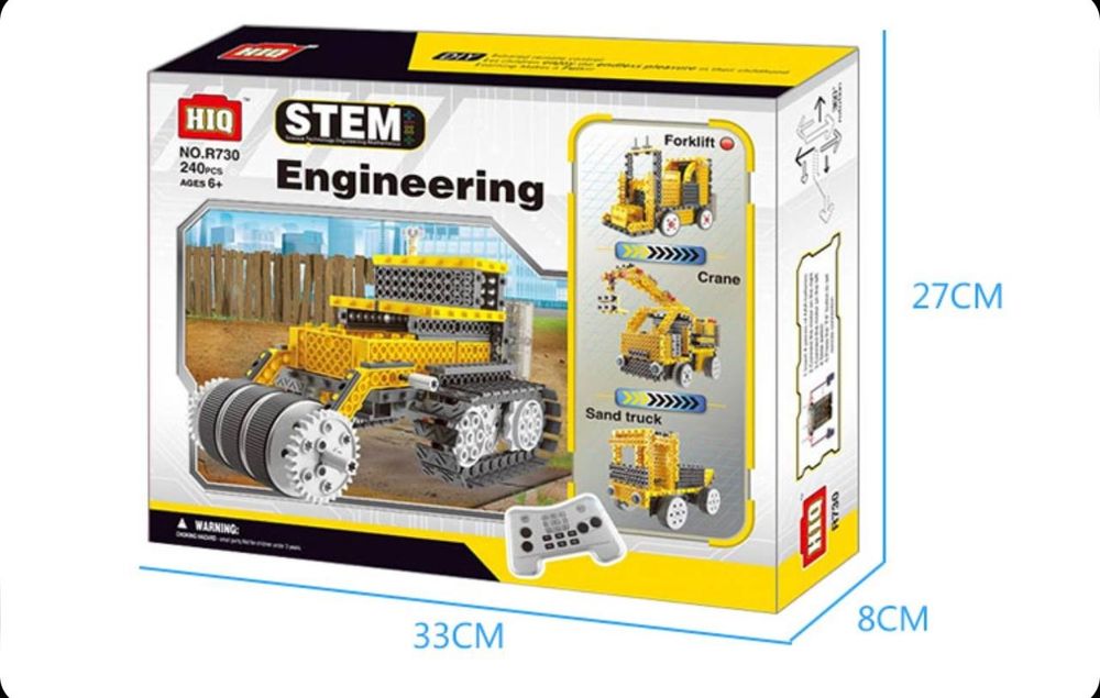 Konstruktor radioboshqaruv to’plam bilan STEM Engineering R730 RC