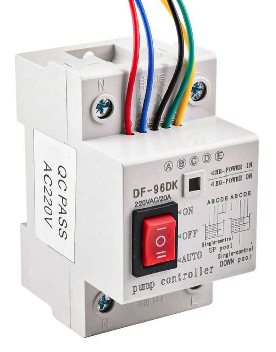 Controler regulator automatizare nivel apa lichide bazine 220V 3 sonde