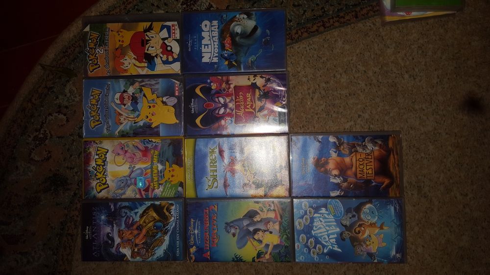 Casete vhs desene animate si 2 filme