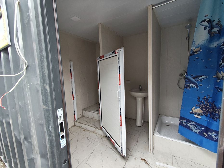 Kоntenirlardan Kuchma Ofes Magazin Контейнер Офес Магазин Санузел