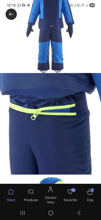 Set costum  schi Decathlon 5-6 ani