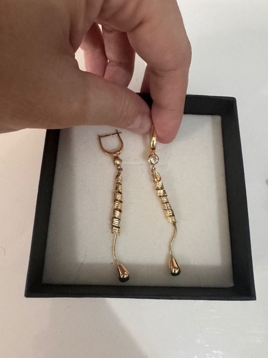Cercei aur 14 k 3.72 g