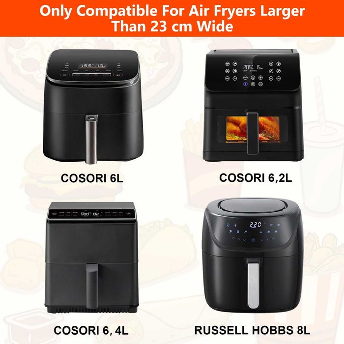 Комплект аксесоари за еър фрайър Airfryer тава мъфини шишчета 3 вида