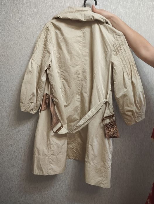 Плащ-пальто бежевый