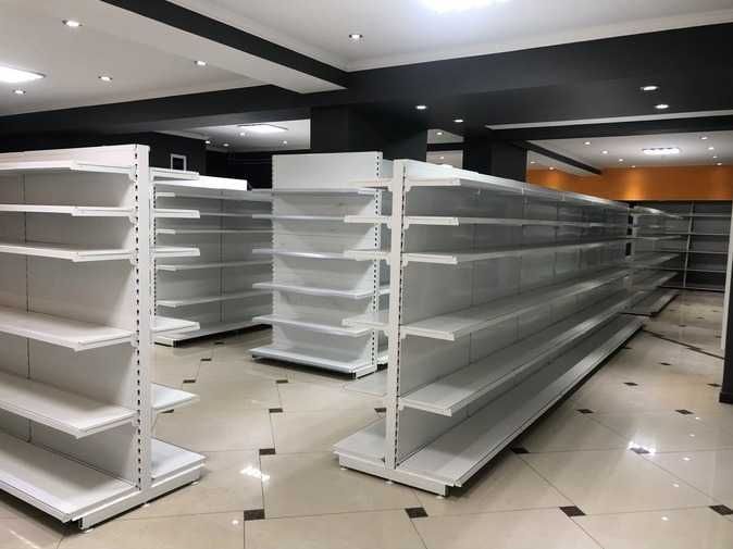 Металлические витрины островные стеллажи полки торговые для магазина