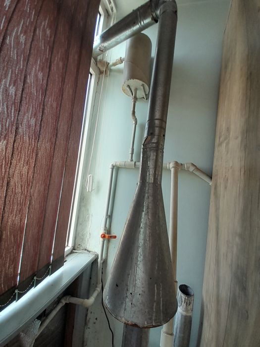 Самодельный газовый котёл  б/у