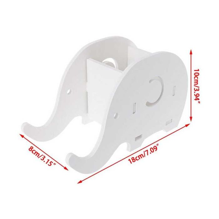 Детски дървен органайзер за Бюро със стойка за телефон Слонче