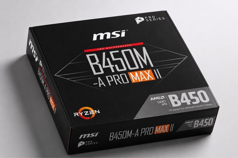 MSI B450M-A PRO max II