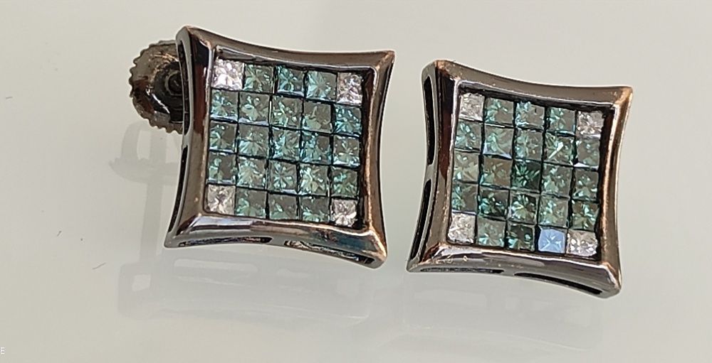 Cercei 14kdiamante naturale 4ct