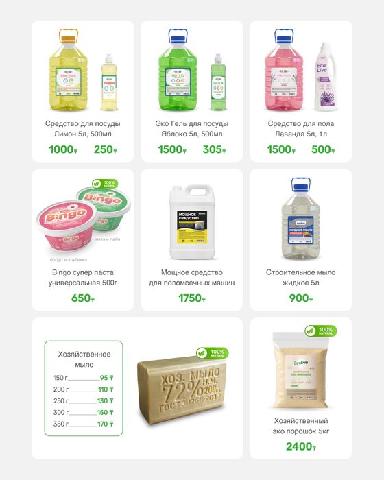 Ecolive бытовая химия оптом