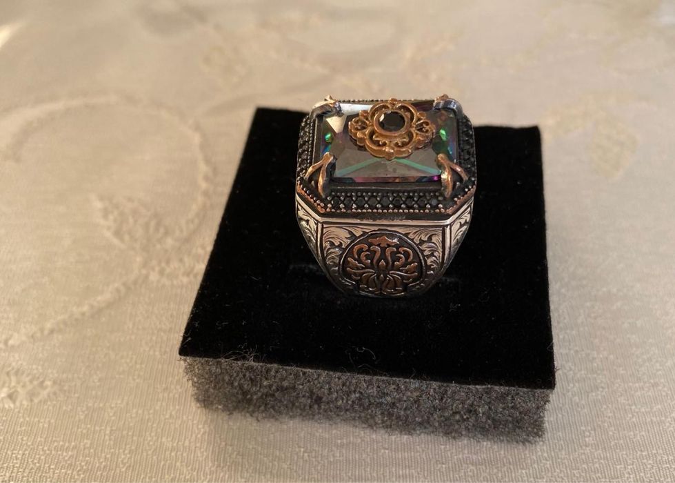 Мужское кольцо (серебро)