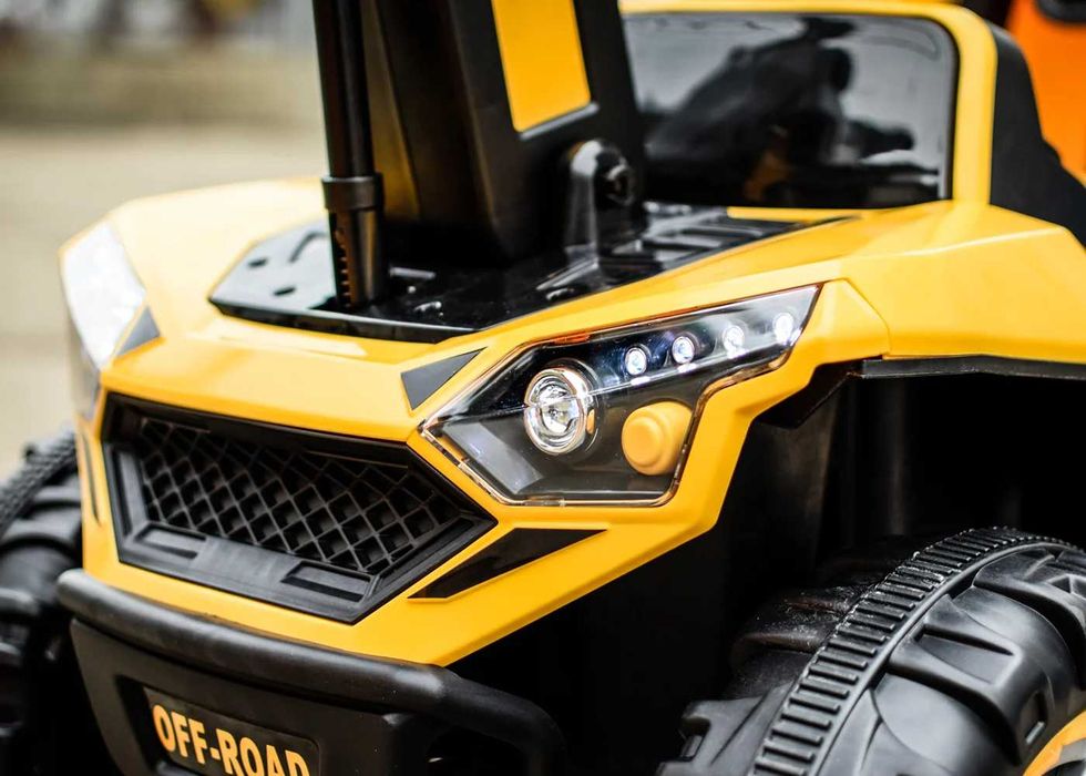 Детски Акумулаторен Багер, 60W, 12V/4.5Ah, Родителски контрол