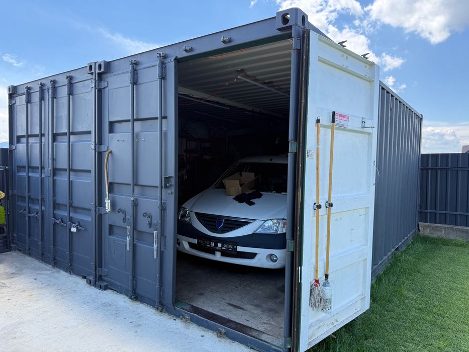 Container garaj sau container maritim depozitare
