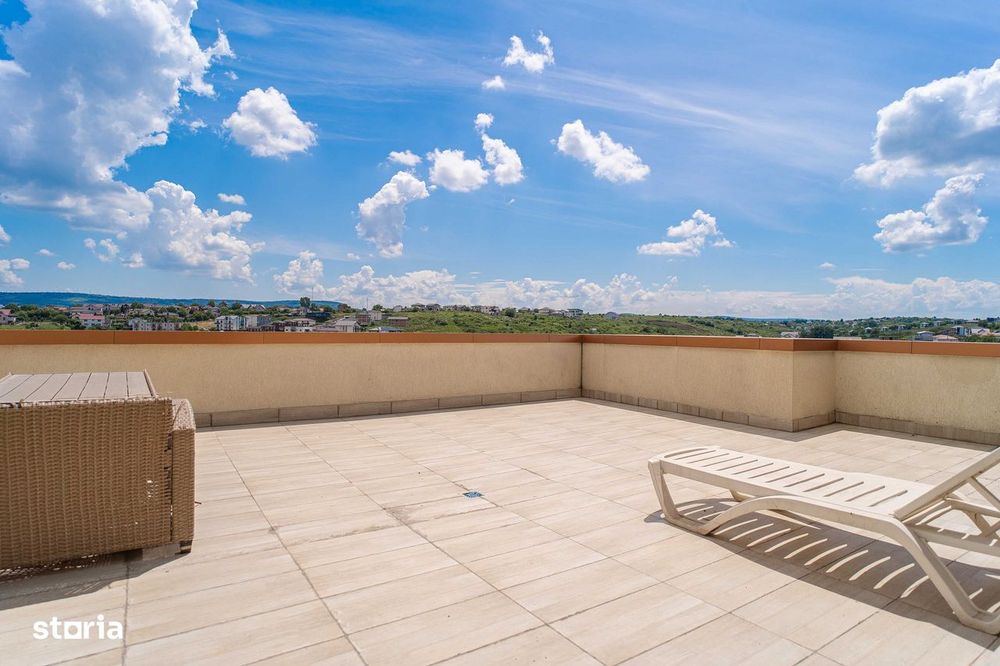 Penthouse 3 camere, 137 mp, terasă, parcare intabulată 9000 euro.