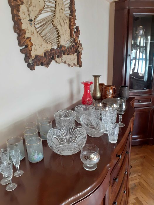 Вазы,бокалы,стаканы, кружки,  70-80 х разные