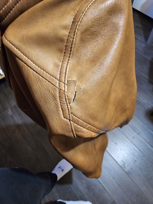 Geaca de piele Massimo Dutti