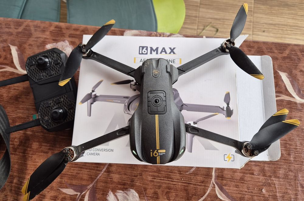 Сгъваем Дрон i6 Max "Oсата", FPV 4K Камера с Нощно Виждане
