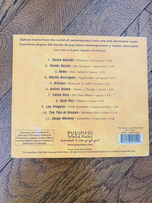 CD Putumayo Presents/Spanish Guitar/Mariza Fado