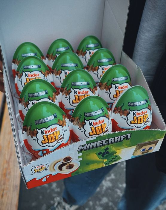 Minecraft kinder joy (запечатанные)