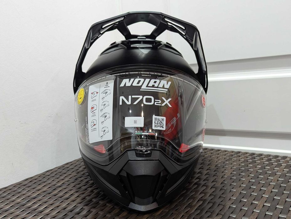Casca moto modulara Nolan N70-2X N-Com, marime M -Cross Dualsport -Nou