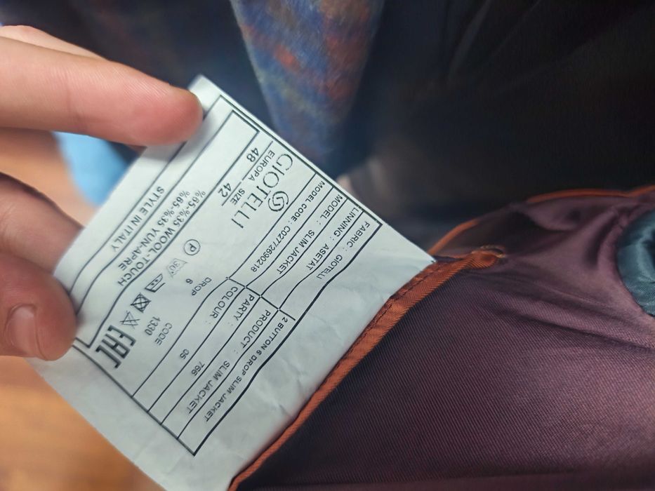 Sacou Vito Andolini Roșu