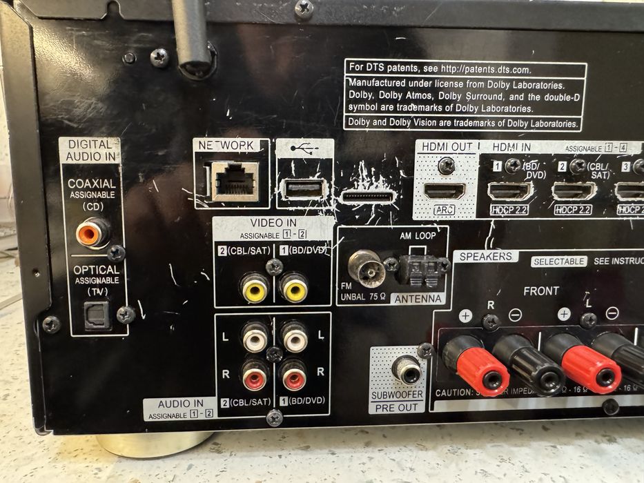 Pioneer VSX-832 Bluetooth Wi-Fi Dolby Atmos