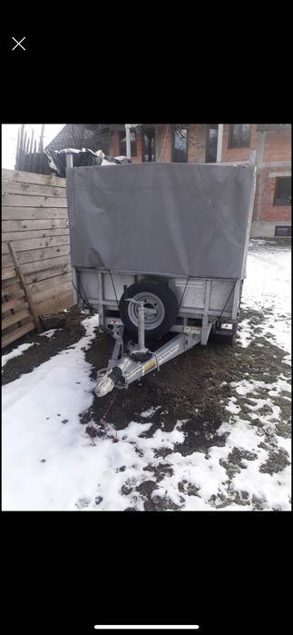 Remorca galvanizată,tanc pe roți,Ifor Williams Bistrita Bargaului • OLX.ro