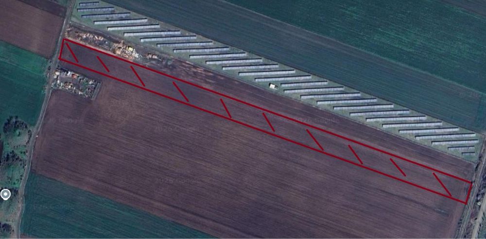 Teren investiție 1,5 ha lângă E68 – ideal hală / logistică