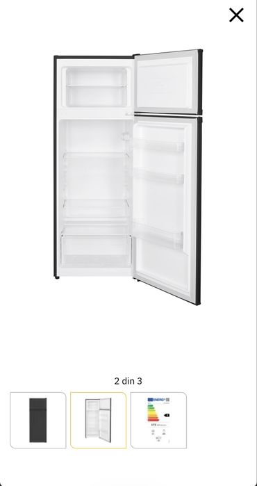 Frigider negru Vortex