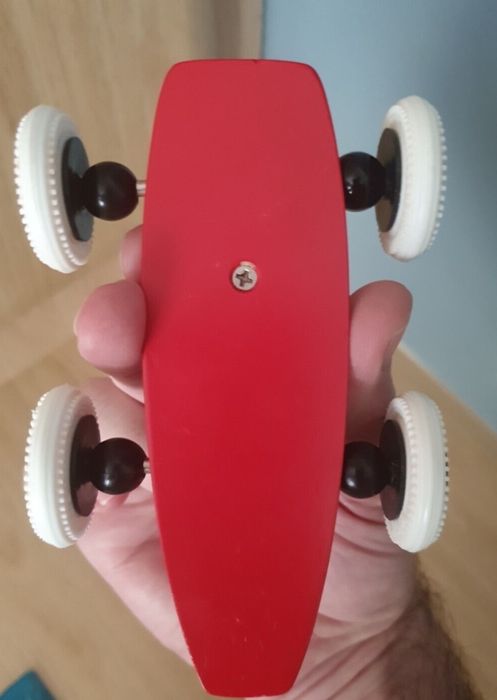 Дървена количка  BRIO/ жълта и червена/