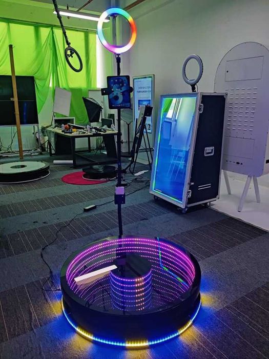 Platforma Video 360 pentru evenimente, Infinty Glass 80 cm, Noua