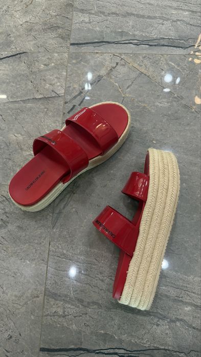 Сандалии Calvin Klein Jeans красный