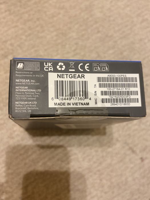 Adaptor USB Wireless Netgear A9000 Nighthawk WiFi 7