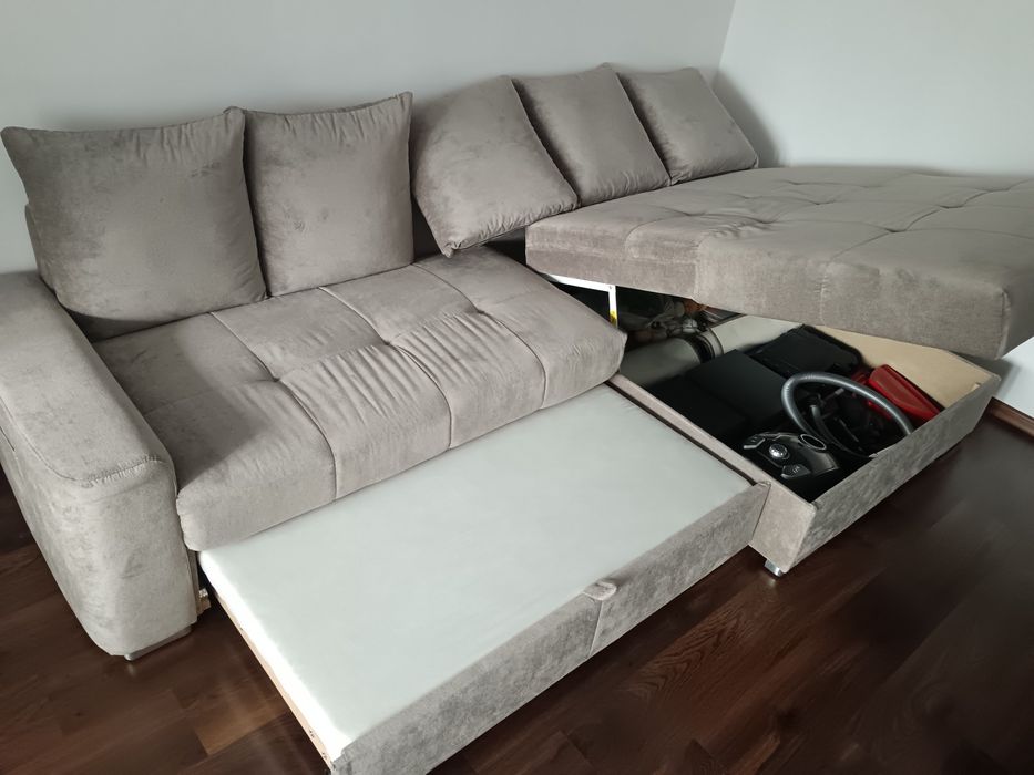 Coltar Canapea - Living -extensibil pe dreapta MM272 REC/BK BREIT-2F