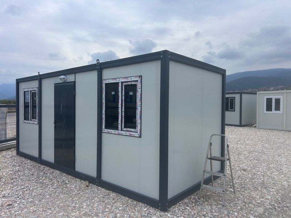 На изплащане - Двоен контейнер 8х6 за живеене/ Фургон/Павилион/къща