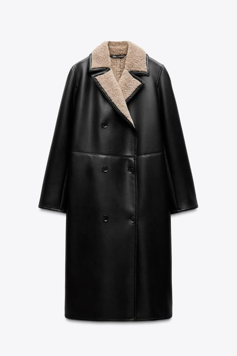 Новое пальто дубёнка zara