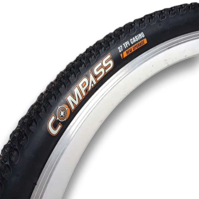 Външна гума за велосипед COMPASS (20 х 1.95) Защита от спукване - 3мм.