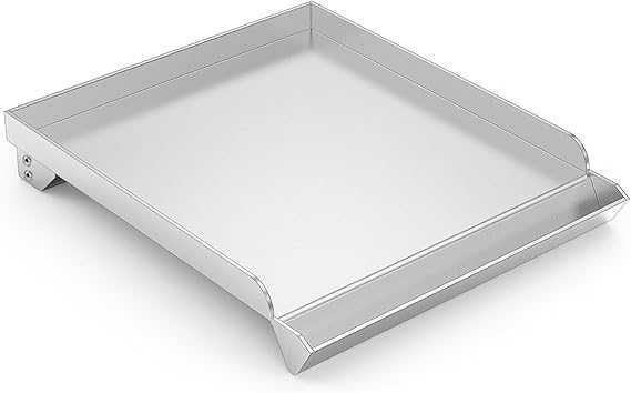 Plita de INOX profesionala pt gratar pe gaz,carbuni 33cm x 31cm