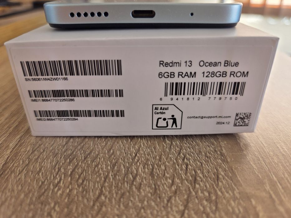 Redmi 13 128 gb 6 gb ram