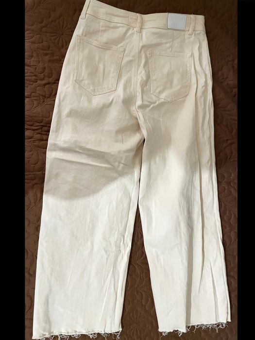 Дамски дънки, L, Л, бели