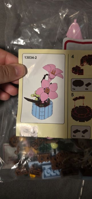 Lego ghiveci floare