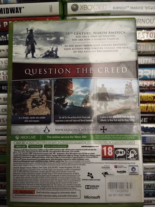 Joc/jocuri Assassin's Creed Rogue Xbox360/Xbox One