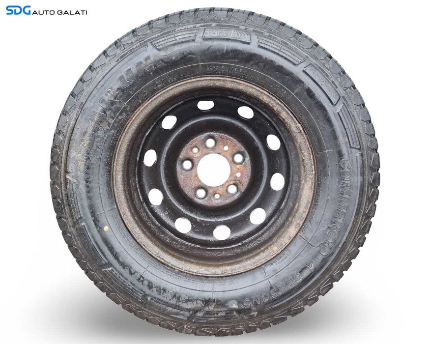 Janta Roata Tabla 6,00 J16 H2 5-68 Anvelopa All Season 225/75R16C Peugeot Boxer 2006 - 2017 Cod 5401 P9 [LR3487]