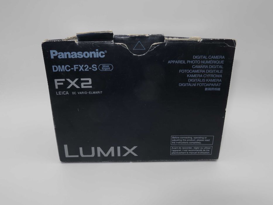 Lumix DMC FX2 - S ултра компактен цифров фотоапарат, дигитална камера с оптика Leica, пълен комплект, като нова - работи отлично!