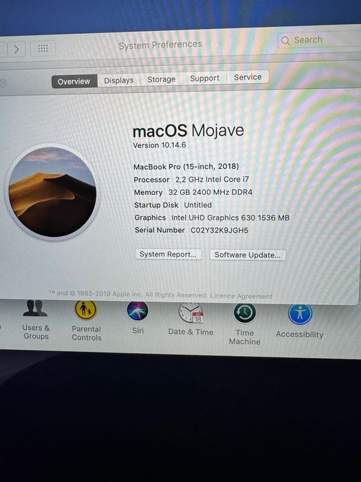 Лаптоп MacBook Pro A1990 15-инча, края на 2018 - Мощен и Надежден