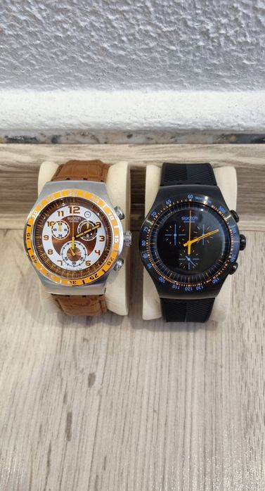 Curea bratara swatch big 23mm oversize 47mm si yrs retrograde