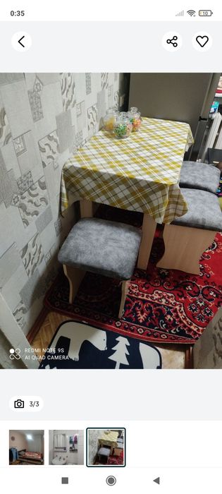 Хона ижарага берилади 1 та Киз керак