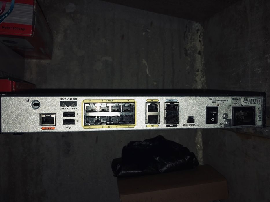 Cisco router/Сиско Рутер 1812