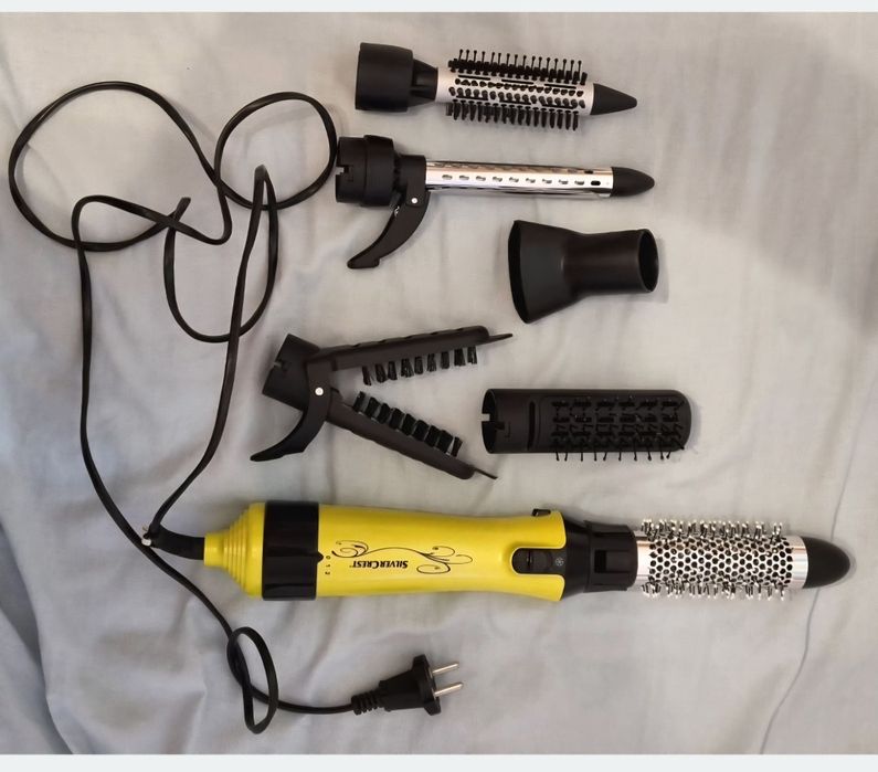Perie rotativă SILVERCREST 1000W + accesorii – NOUĂ, set complet style